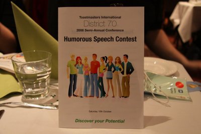 2008 District 70 Humorous contest