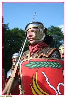 Soldat romain en campagne