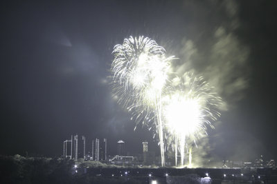 Fireworks over Ft Worth, TX.