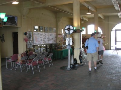 inside San Bernardino depot
