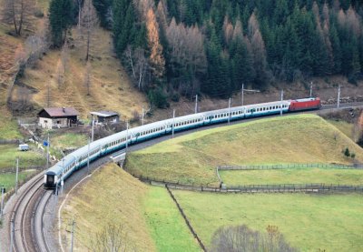 Italy-bound Eurocity-train Michelangelo