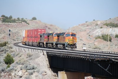yet another westbound stack train