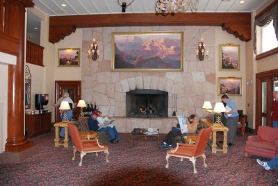 Grand Canyon Railway hotel lobby