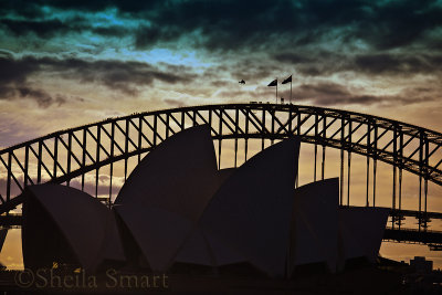 Sydney Opera House with Harbour Bridge
