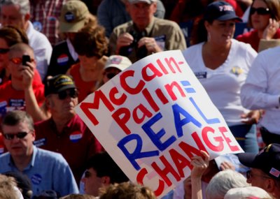 McCain-Palin = Real Change