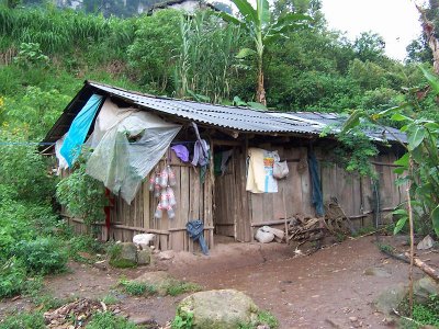 coffee farmer's house, Cuetzalan, Puebla