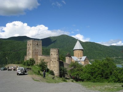 Ananuri fortress and church