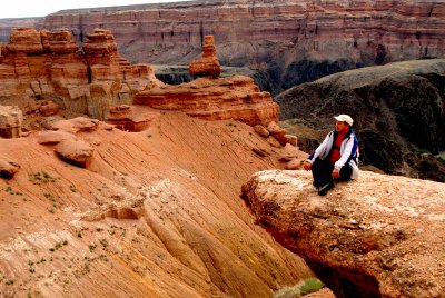 Local guide, Charyn, Kazakhstan