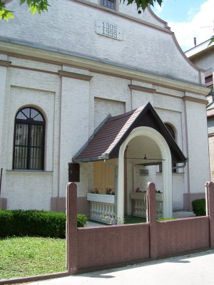 Kovacica Church vandalism damage