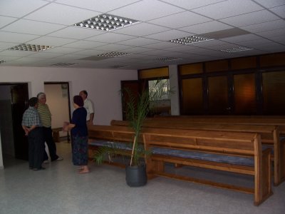 Novo Selo Church front foyer area