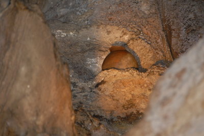 A few hundred years ago, a Mayan priest left behind a pot inside Barton Creek Cave.