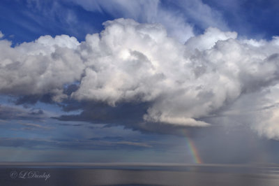 113.4 Silver Bay:  Rainbow And Cumulus