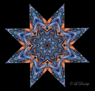 200 Water Star Kaleidoscope