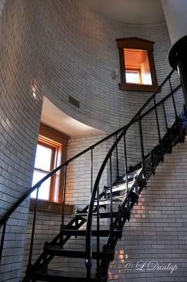 42.73 - Split Rock Lighthouse:  Spiral Staircase Inside The Tower