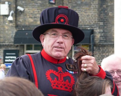 Acting. at the tower of London.