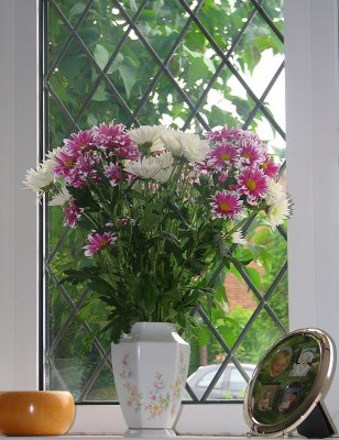 Flowers from a dear  friend  in Nottingham.