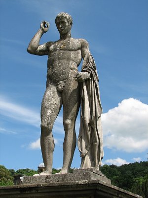 Statue at Chatsworth Derbyshire.