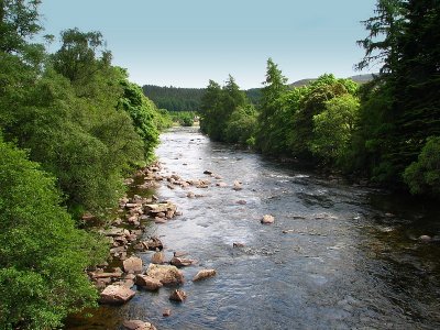 River Dee, Balmoral, Scotland.