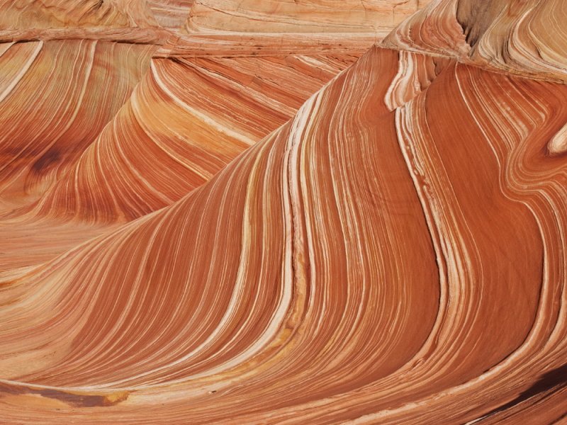 The Wave sandstone formation
