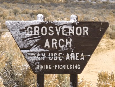 Grosvenor Arch - in the middle of nowhere