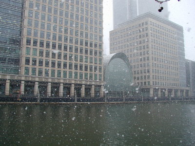Snow in Canary Wharf (4/6)