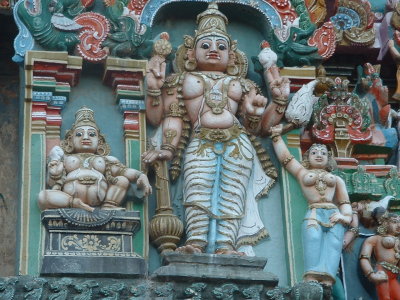Dwarapalaka Sri Vijaya on Rajagopuram