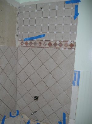 Upper 4 tiles in place