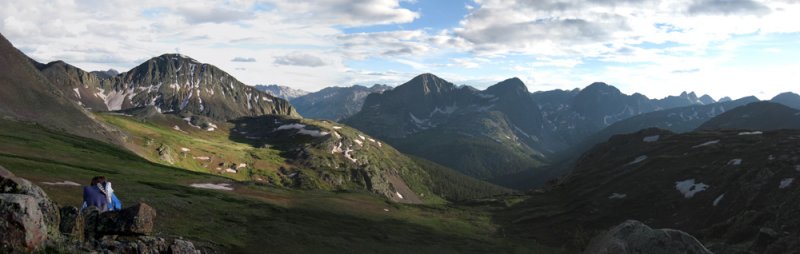 Looking south from Hunchback Pass