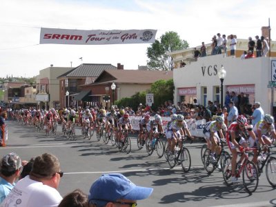 Tour of the Gila cycle race in Silver City NM