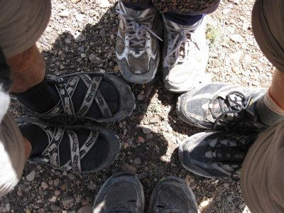 8 hiking feet