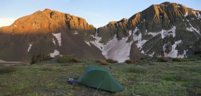 2009 CDT Nebo Lake camp, San Juans, Colorado