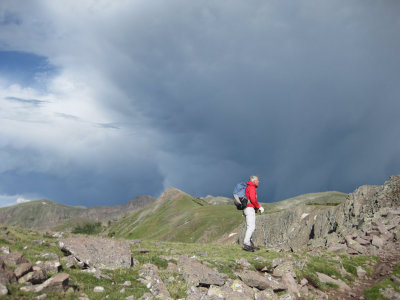 Thunderstorms over the San Juans