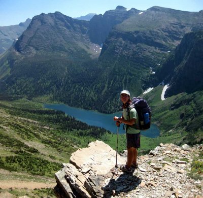 Looking to Medicine Grizzly Lake, Glacier NP