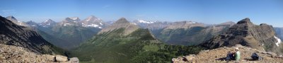 Mount Morgan panorama, Glacier NP