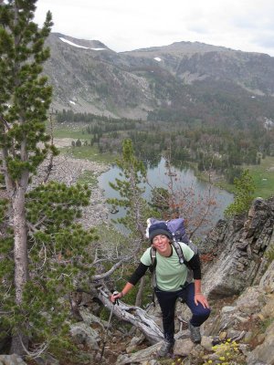 Scramble in the Spanish Peaks, Southern Montana