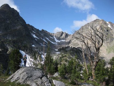 Bear Basin Pass, Spanish Peaks, southern Montana