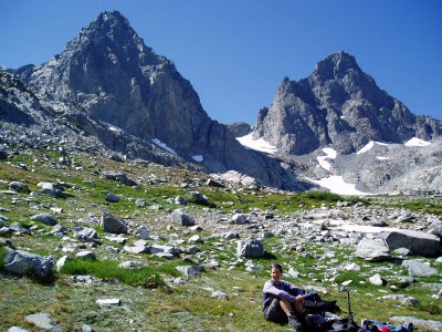 Mt Ritter (left) and Mt Banner (right)