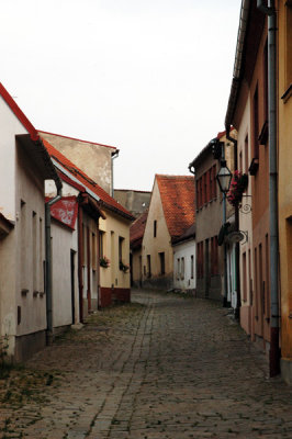 Street in Telc, Czech Republic