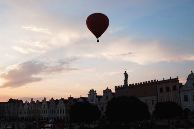 Balloon Over Telc, Czech Republic