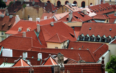 Prague Rooftops, Czech Republic