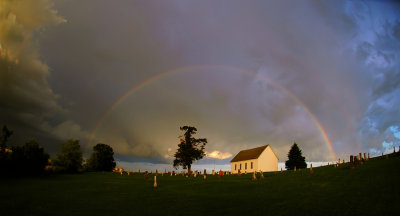 Rainbow at the Old Brick Church