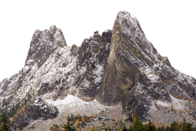 Early Winter Spires & Liberty Bell Mtn.
