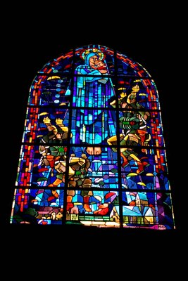 Sainte Mere Eglise window