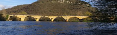 Bridge over Dordogne River @ Aquitaine