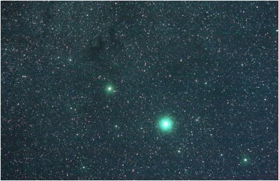 Altair, Beta and Gamma Aquilae, and dark nebulae B142 and B143