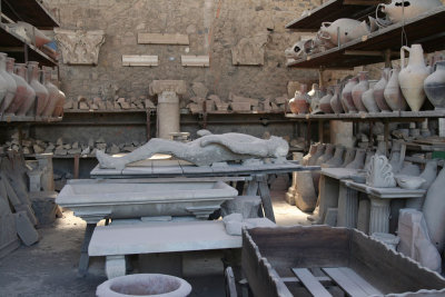 human remains, Pompei