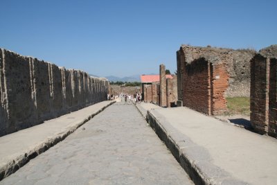 streetscape pompei