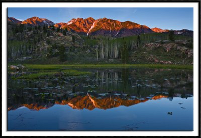 Twilight Peak Alpenglow