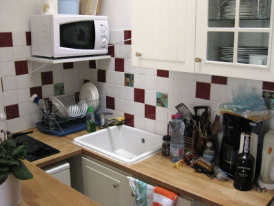 The kitchenette