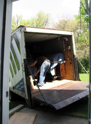 The Pearl River has been transported to the truck